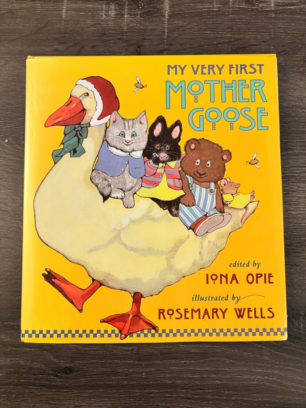 My Very First Mother Goose Hardcover Rosemary Wells Candlewick 1996 Dust Jacket